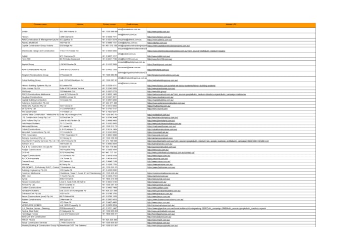 lead generation email address phone number research